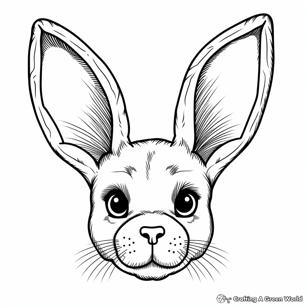 Animal Ears Coloring Pages: Rabbit, Cat, Dog 4