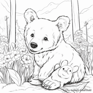 Animal Kindness: Wildlife Themed Coloring Pages 1