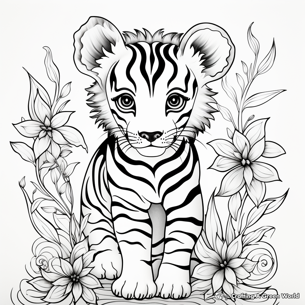 Animal Prints Tie Dye Coloring Pages 4