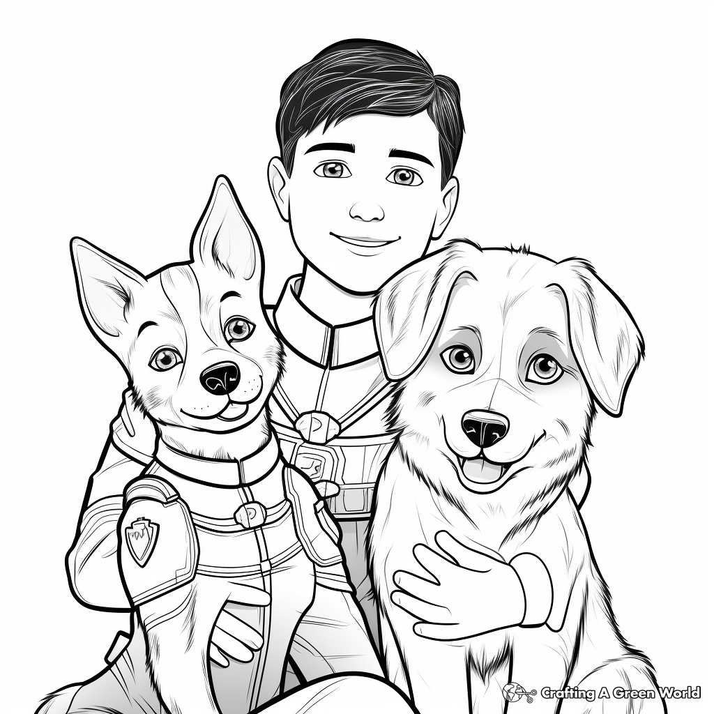 Animal Shelter Heroes Coloring Pages 1