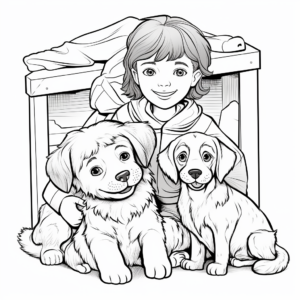 Animal Shelter Heroes Coloring Pages 3