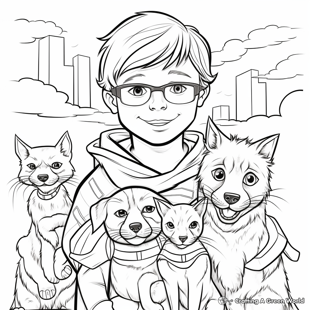 Animal Shelter Heroes Coloring Pages 4