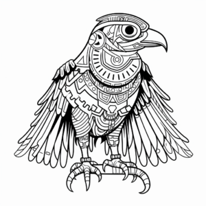 Animal Totem: Raven Spirit Coloring Pages 2