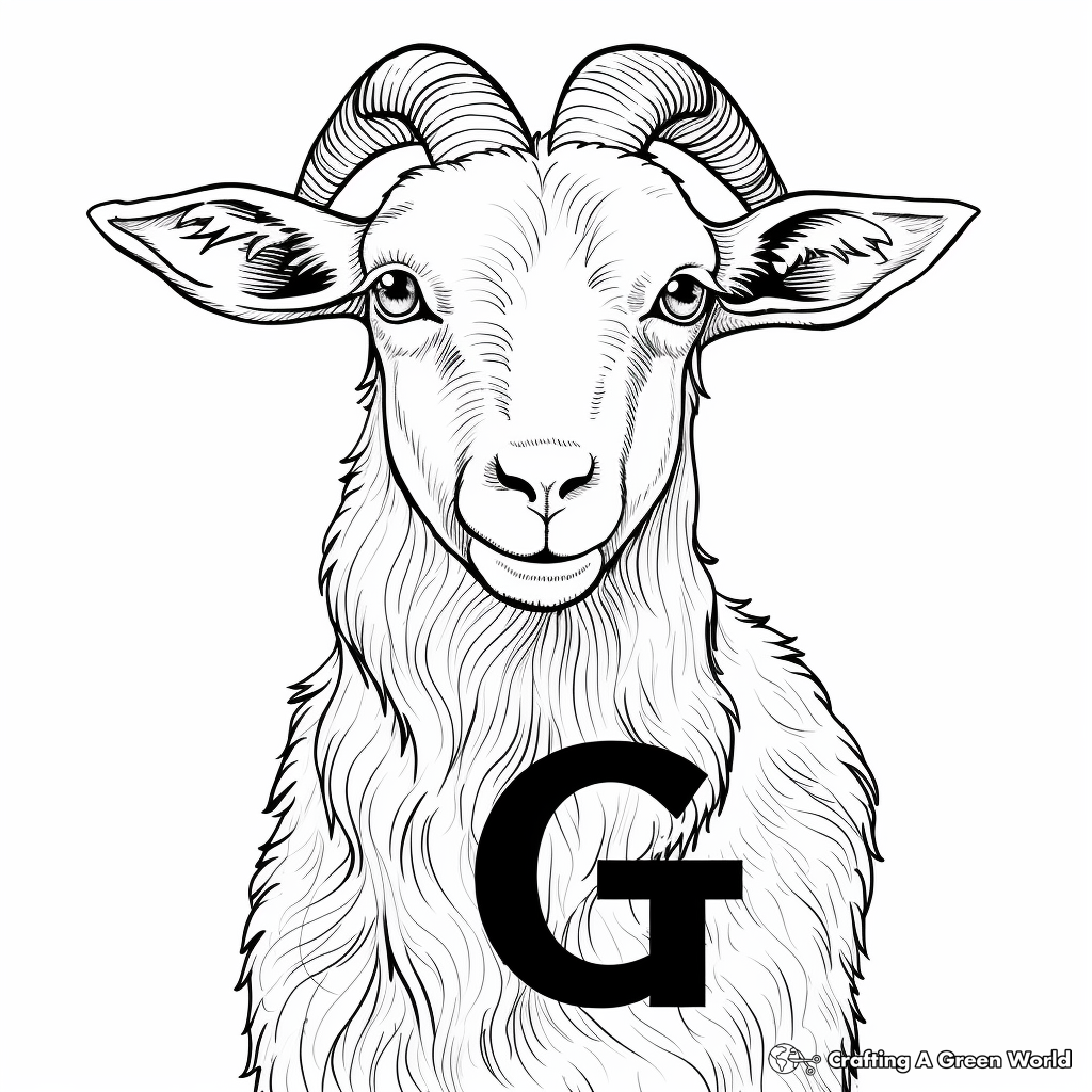 Animals that Start with G Coloring Pages 2