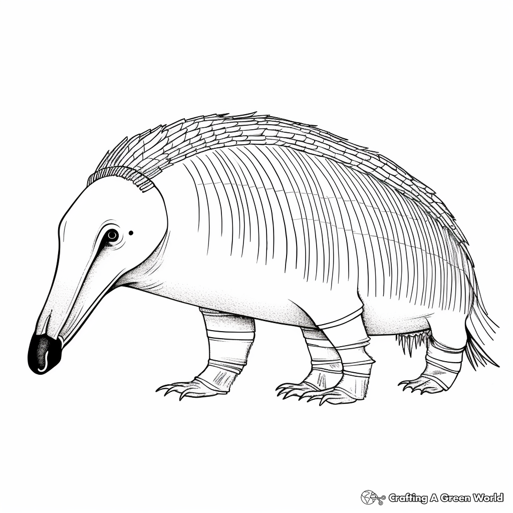 Anteater in Action Coloring Pages 3