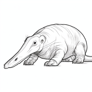 Anteater in the Wild Coloring Pages 4