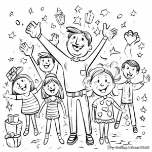 April Fools Day Celebrations Coloring Pages 3