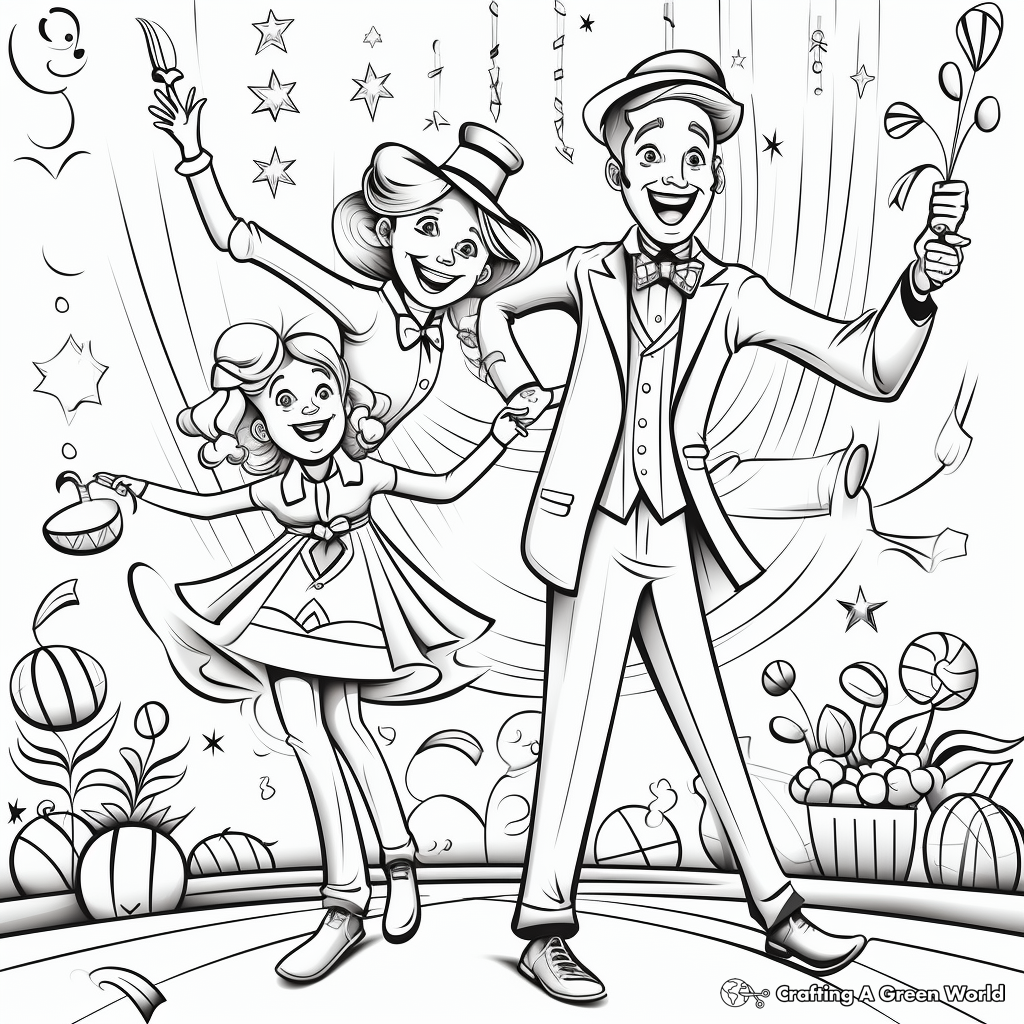 April Fools Day Traditions Around the World Coloring Pages 3