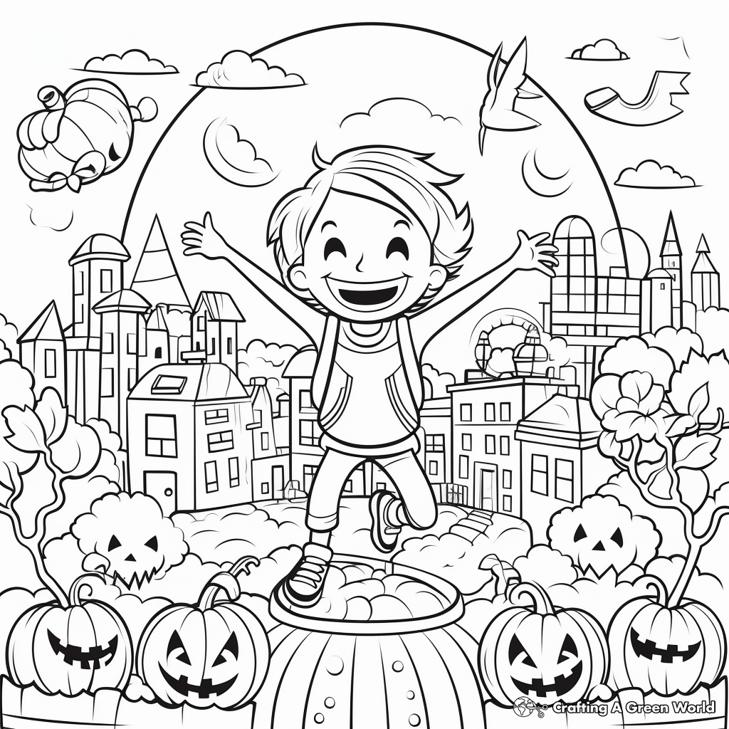 April Fools Day Traditions Around the World Coloring Pages 4