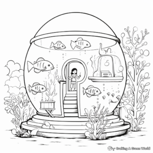 Aquarium Coloring Pages for School Projects 2