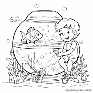 Aquarium Coloring Pages for School Projects 4