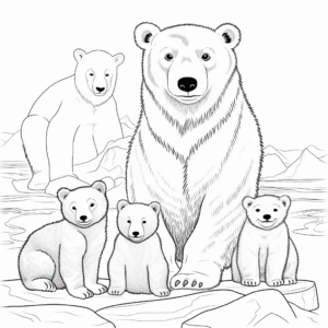 Arctic Animals Coloring Pages: For Frosty Fun 2