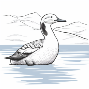 Arctic Loon Coloring Pages for Creative Minds 4