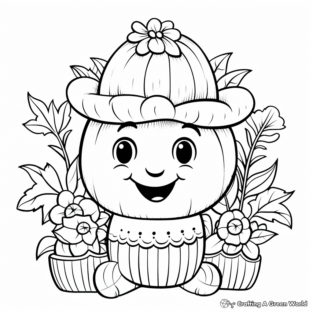 Aromatic Paprika Pepper Coloring Pages 4