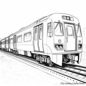 Artful Train Car Coloring Pages 4