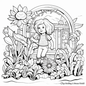 Artistic Garden Coloring Pages 2