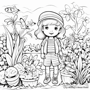 Artistic Garden Coloring Pages 3