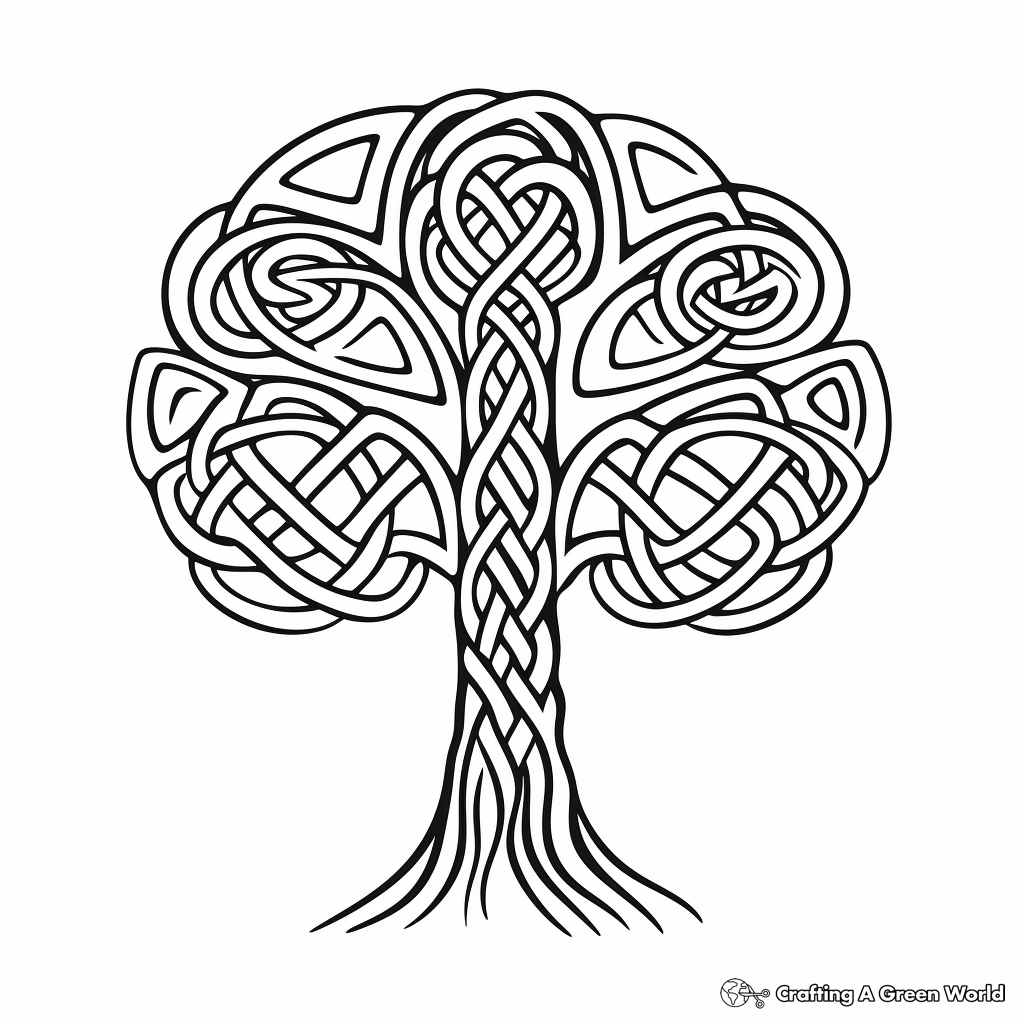 Artistic Irish Flag Coloring Pages 1