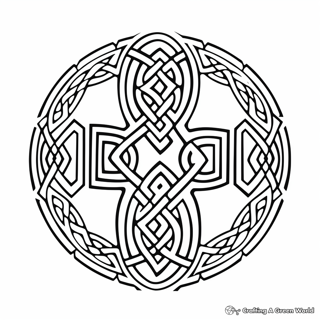 Artistic Irish Flag Coloring Pages 4