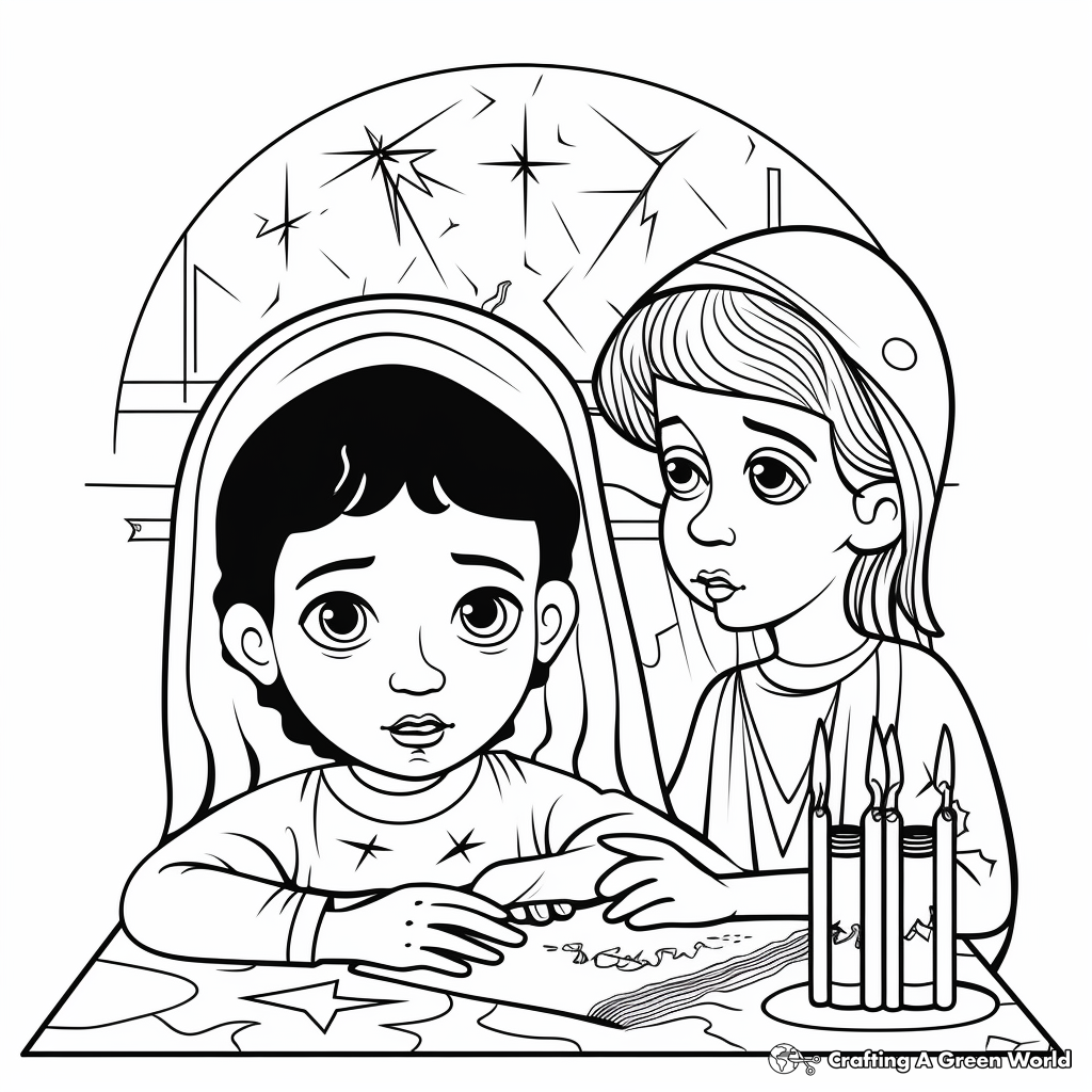 Ash Wednesday Fasting Coloring Pages 4