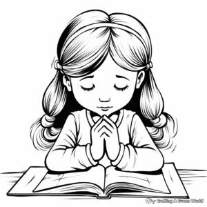 Ash Wednesday Prayer Coloring Pages 4