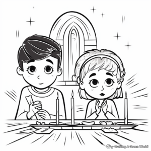 Ash Wednesday Service Coloring Sheets 1