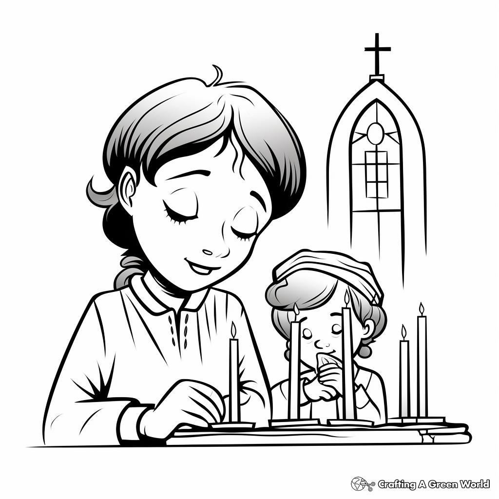 Ash Wednesday Service Coloring Sheets 3