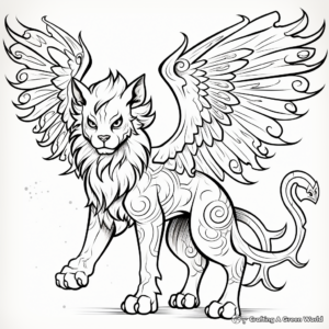 Astonishing Griffin Coloring Sheets 2