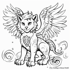 Astonishing Griffin Coloring Sheets 3
