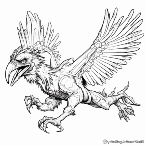 Atrociraptor Hunting coloring pages: Predator in Action 2