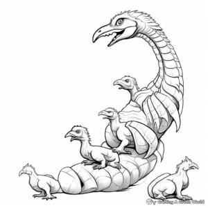 Atrociraptor Life Cycle Coloring Pages 4