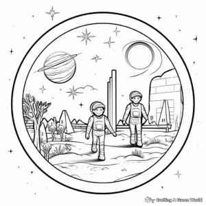 Attraction Theme: Opposite Poles Magnet Coloring page 3
