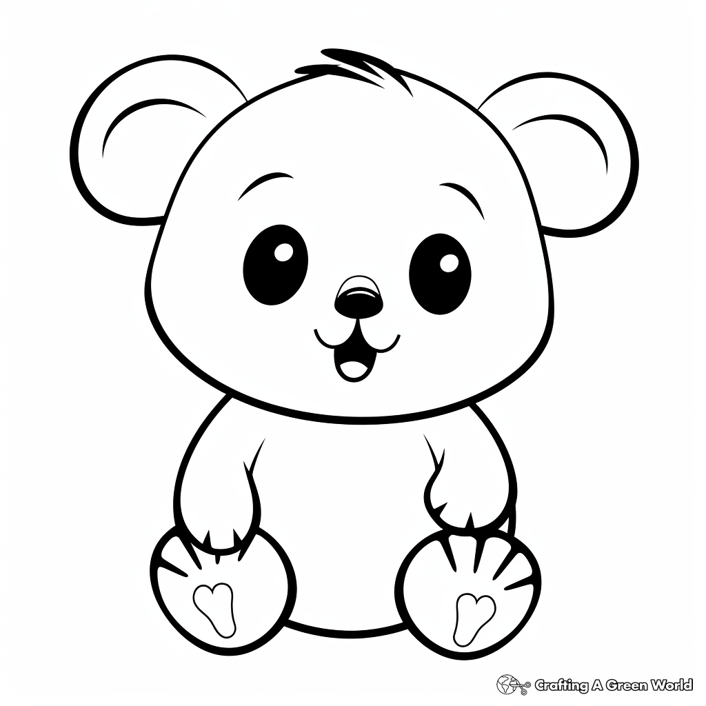 Baby Beaver Coloring Pages 3
