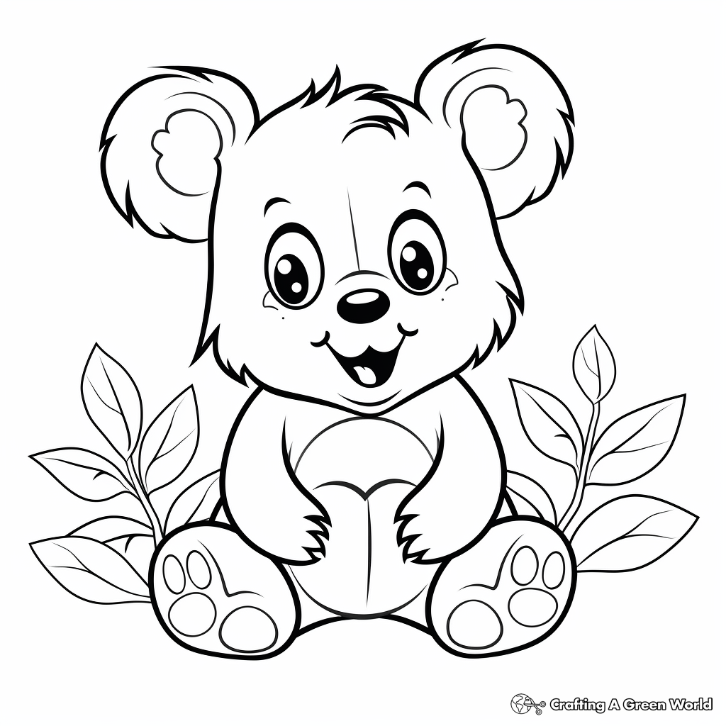 Baby Beaver Coloring Pages 4