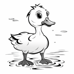 Baby Flamingo Coloring Pages for Children 4