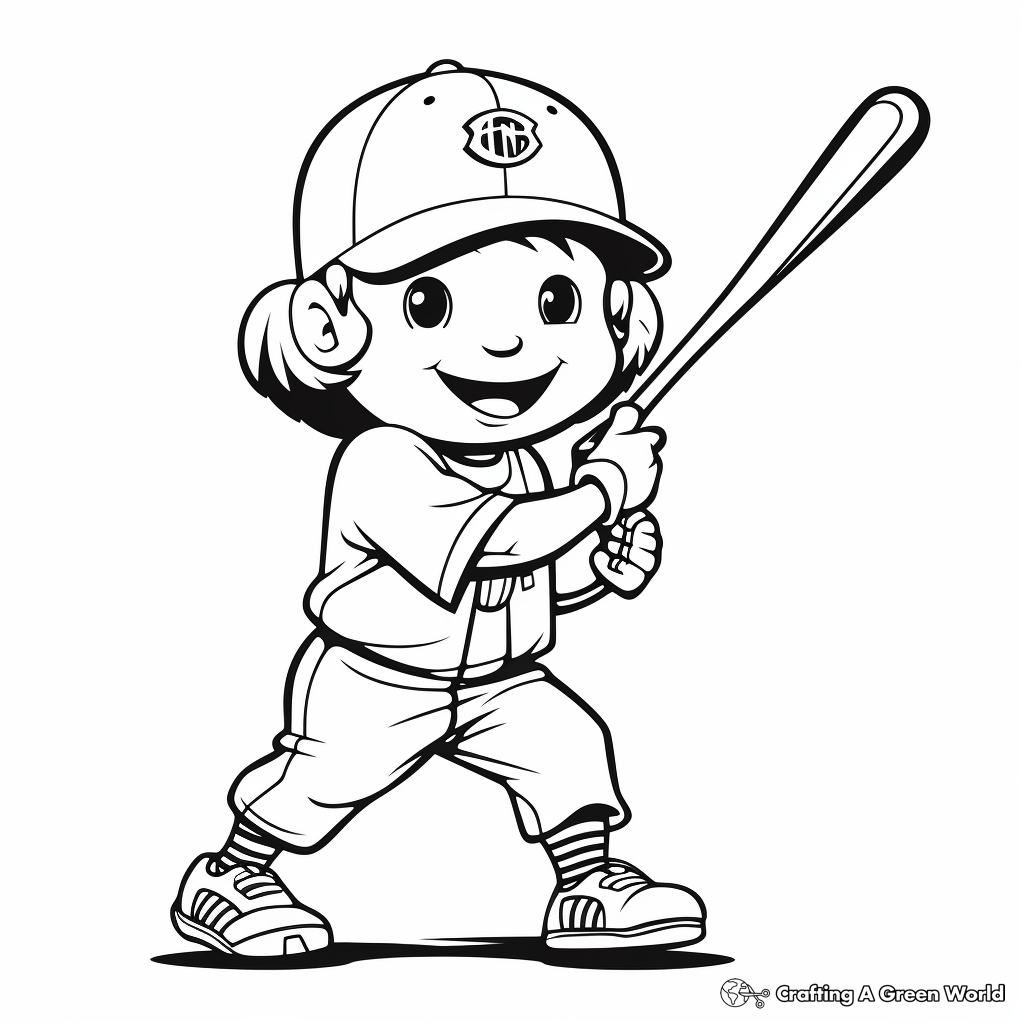 Baseball Mascots Coloring Pages 2