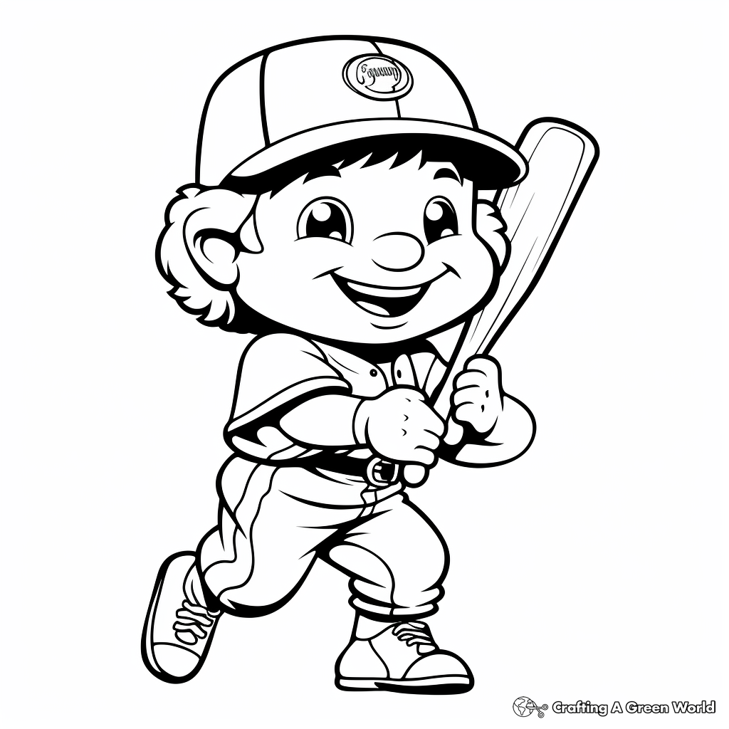 Baseball Mascots Coloring Pages 3