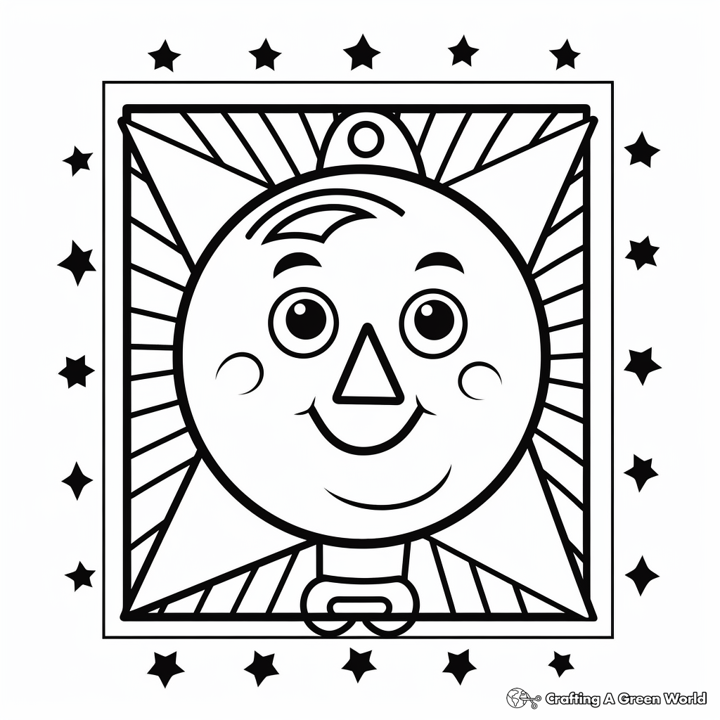 Basic Shapes Coloring Pages for Toddlers 3