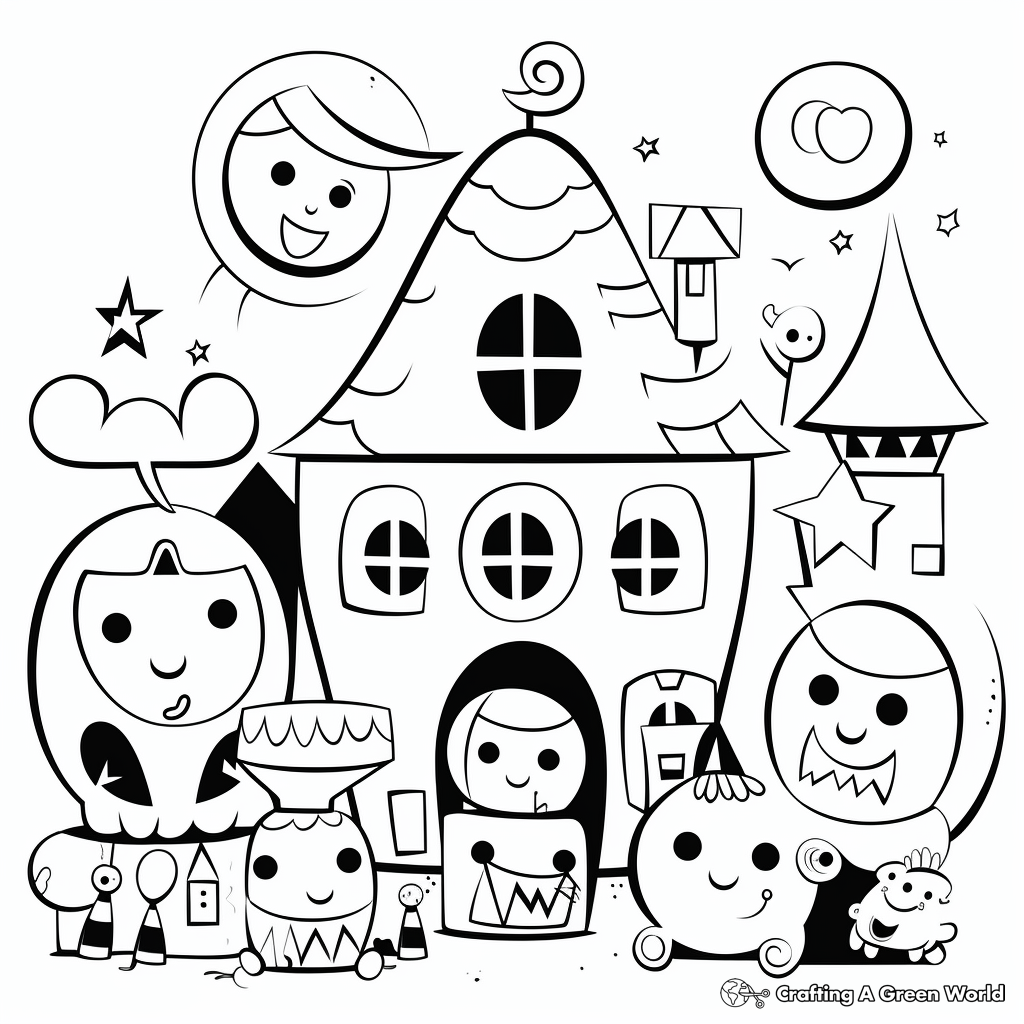 Basic Shapes Coloring Pages for Toddlers 4
