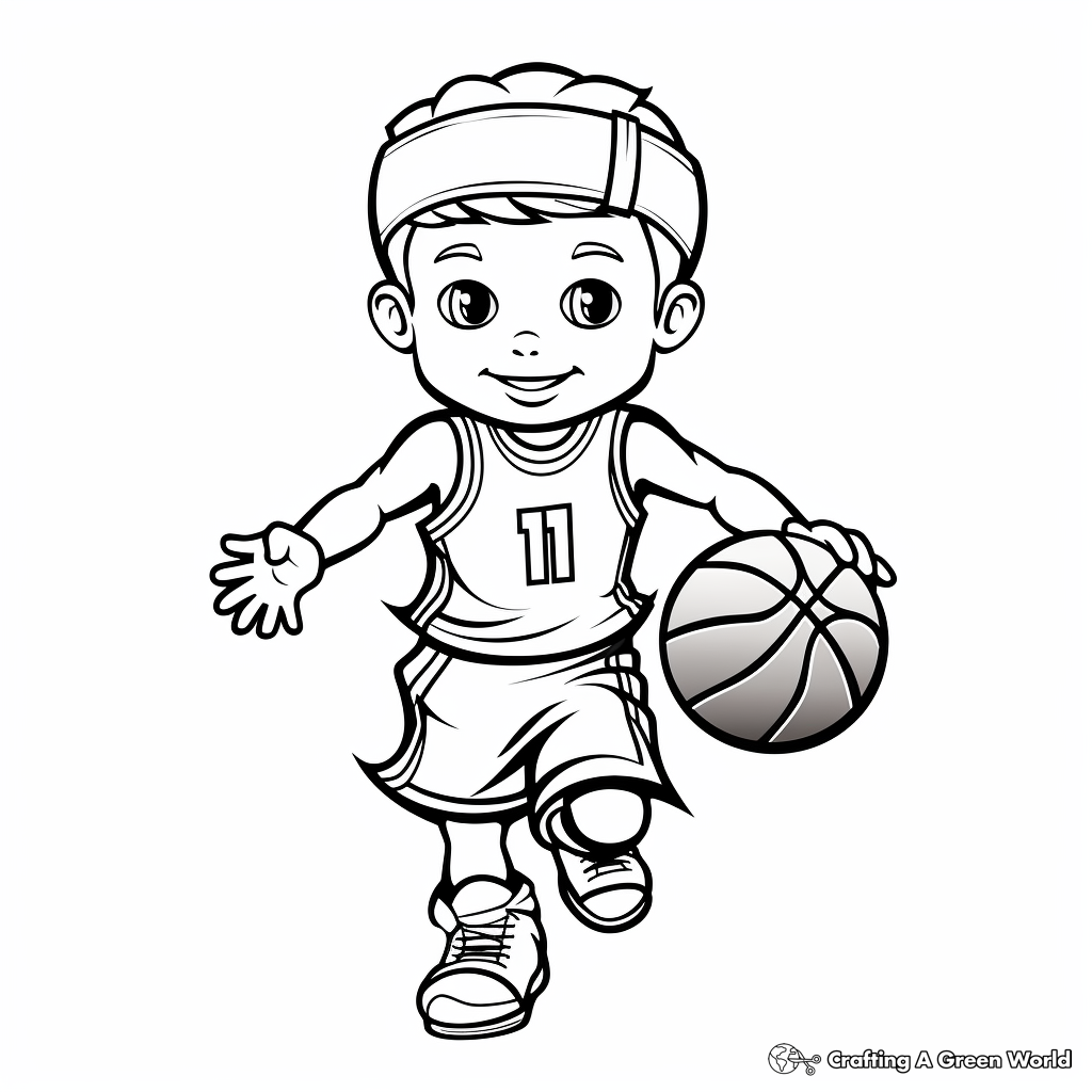 Basketball Team Logo Coloring Pages 3
