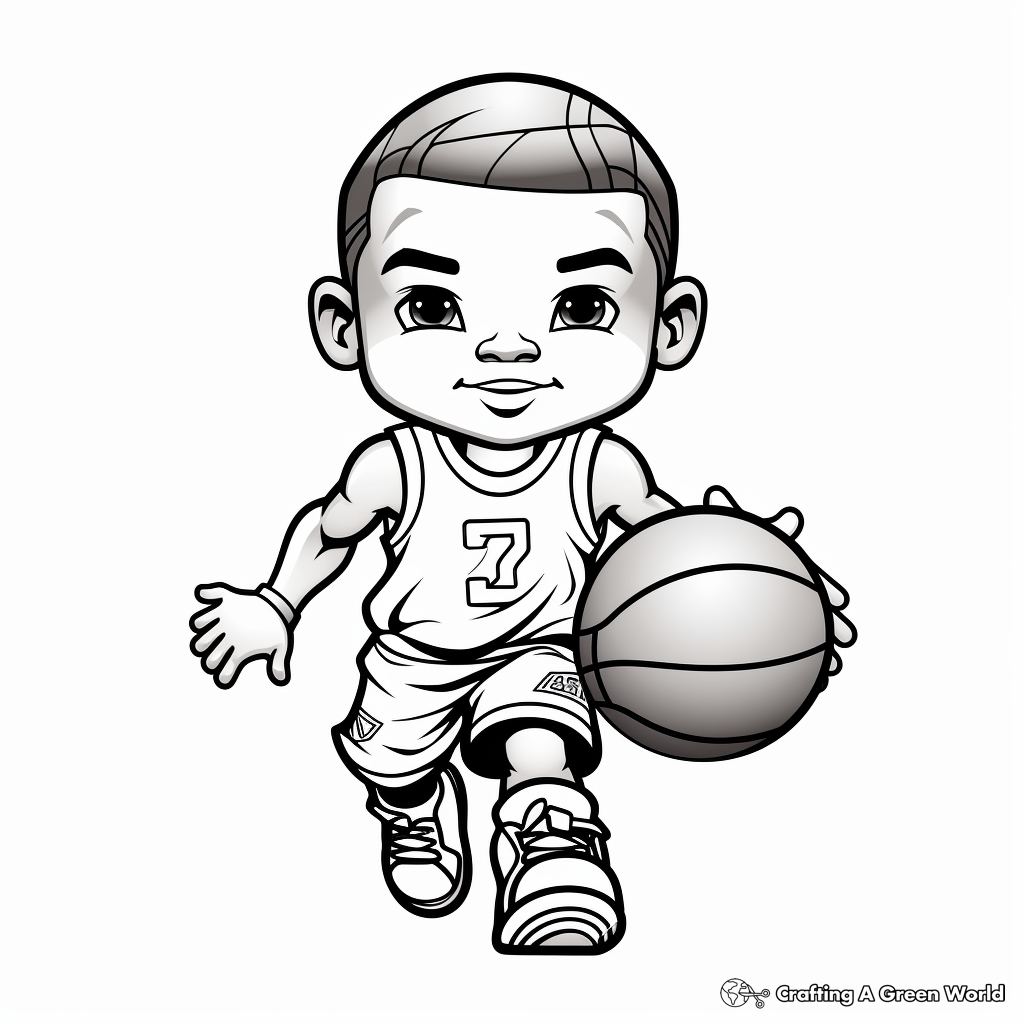 Basketball Team Logo Coloring Pages 4
