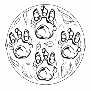 Bear Paw Tracks Coloring Pages: A Learning Experience 1