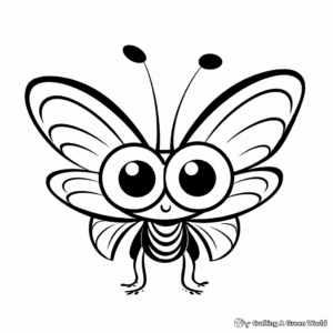 Beautiful Butterfly Small Printable Coloring Pages 1