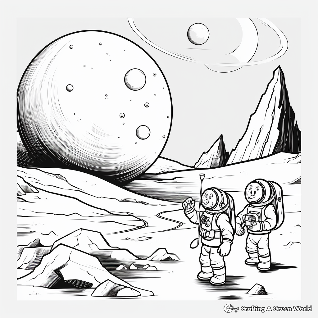 Beautiful Coloring Pages of Pluto 3