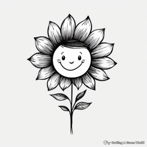 Beautiful Flower and Kindness Quotes Coloring Pages 1