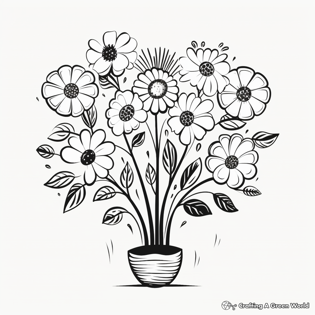 Beautiful Flower and Kindness Quotes Coloring Pages 3