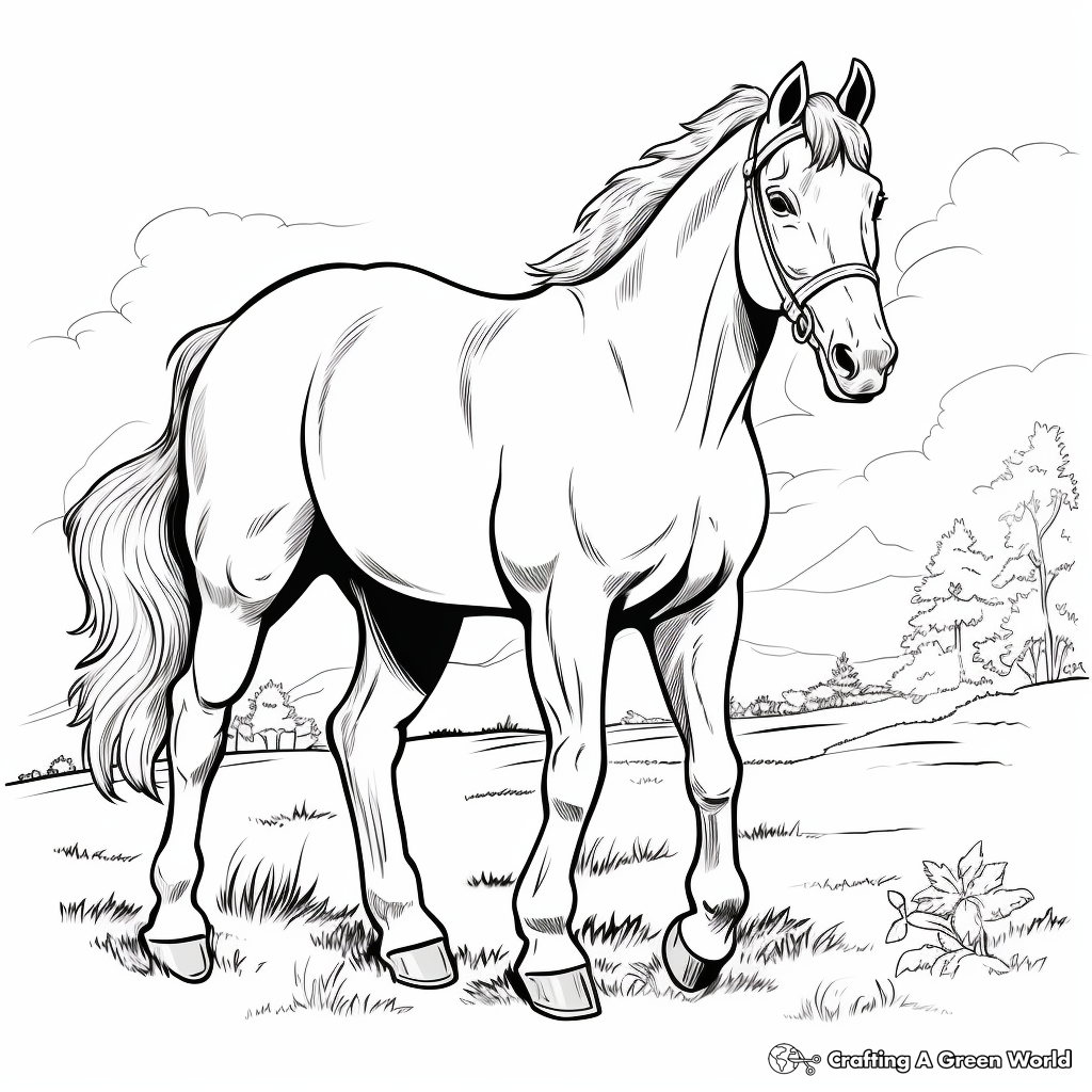 Beautiful Horse Rescue Coloring Pages 2
