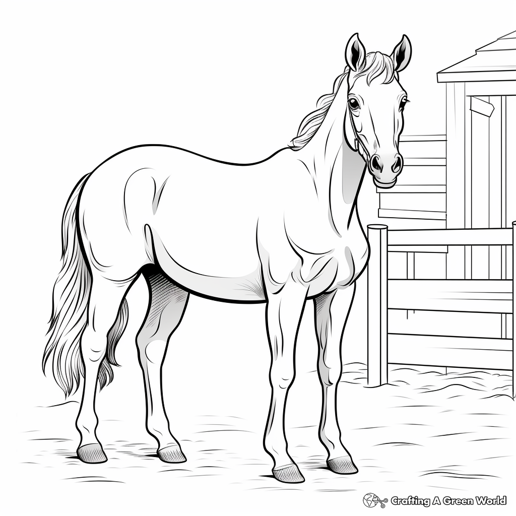 Beautiful Horse Rescue Coloring Pages 4