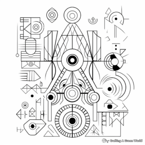 Beginners Basic Shapes of Sacred Geometry Coloring Pages 3