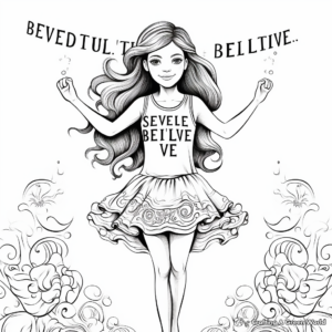Believe in Yourself: Self Confidence Coloring Pages 2